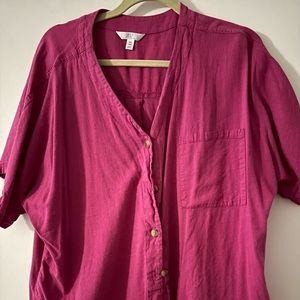 Time and Tru Cotton Bottom Tie Top